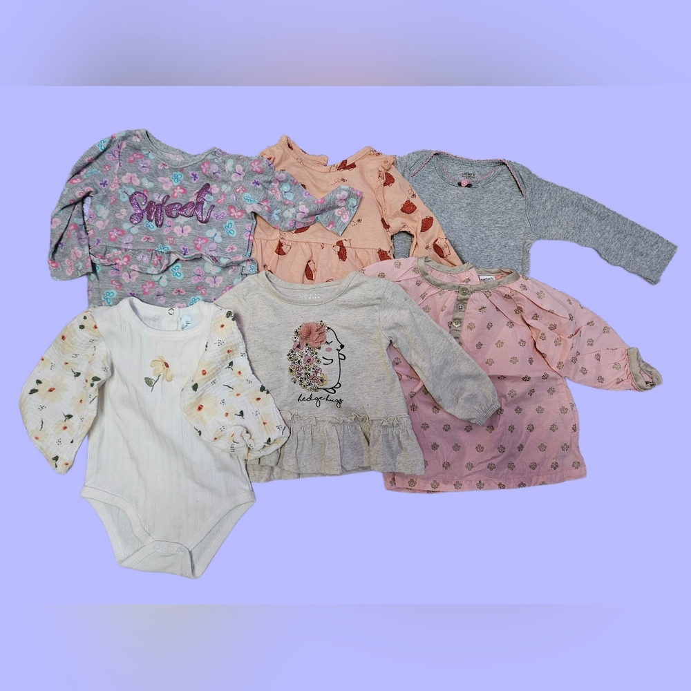 9mo Assorted Dress Shirt & Onesie Set